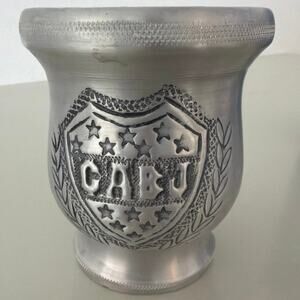 Argentine Boca Juniors mate tea cup great condition CABJ